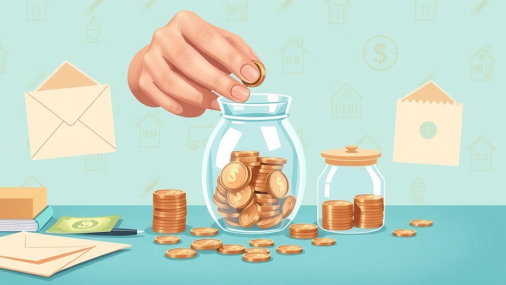 emergency fund wealth mindset cash envelope organized coins financial security